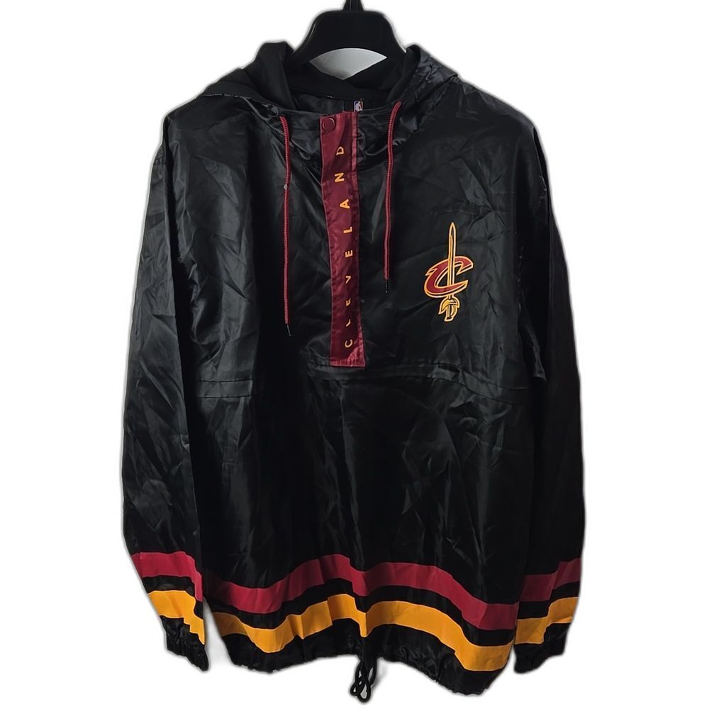 Cleveland Cavaliers Mens‎ Cavs 1/4 Zip NBA Basketball League Windbreaker Sz M